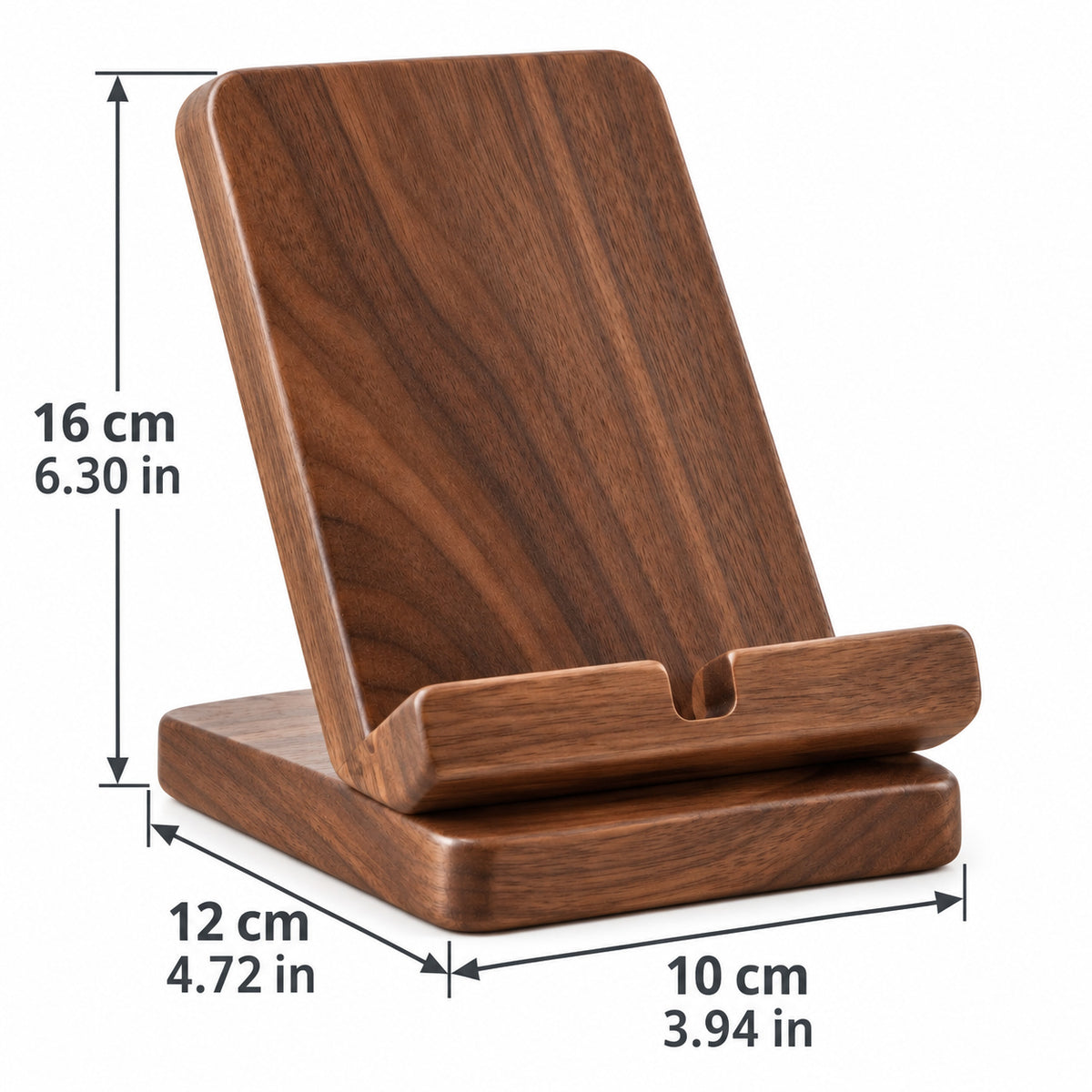 Walnut Phone Stand
