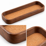 Cork Inlay Desk Tray