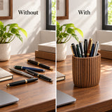 Fluted Oval Pen Cup