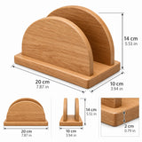 Oak Arch Letter Rack