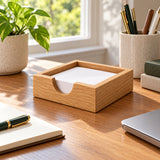 Oak Memo Pad Holder