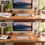 Rounded Cork Desk Mat