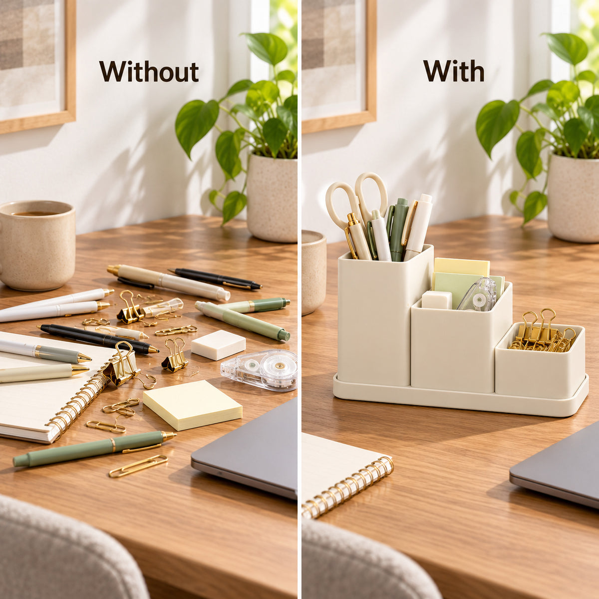Stepped Desktop Organizer