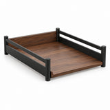 Wood and Steel Letter Tray